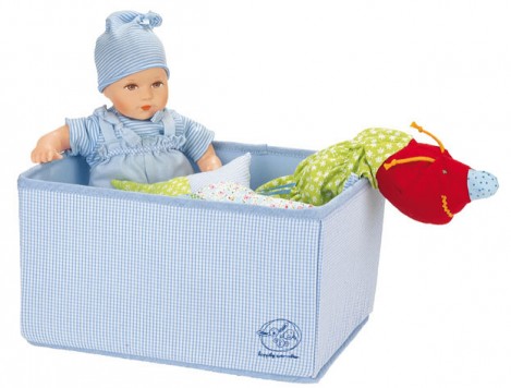 Käthe Kruse Puppenkiste blau
